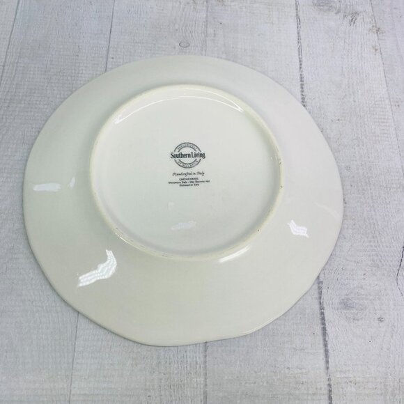 Southern Living ROOSTER Chicken Hand Crafted Italy Farmhouse Lunch Plate Set 5